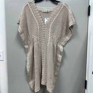 Crochet bathing suit coverup